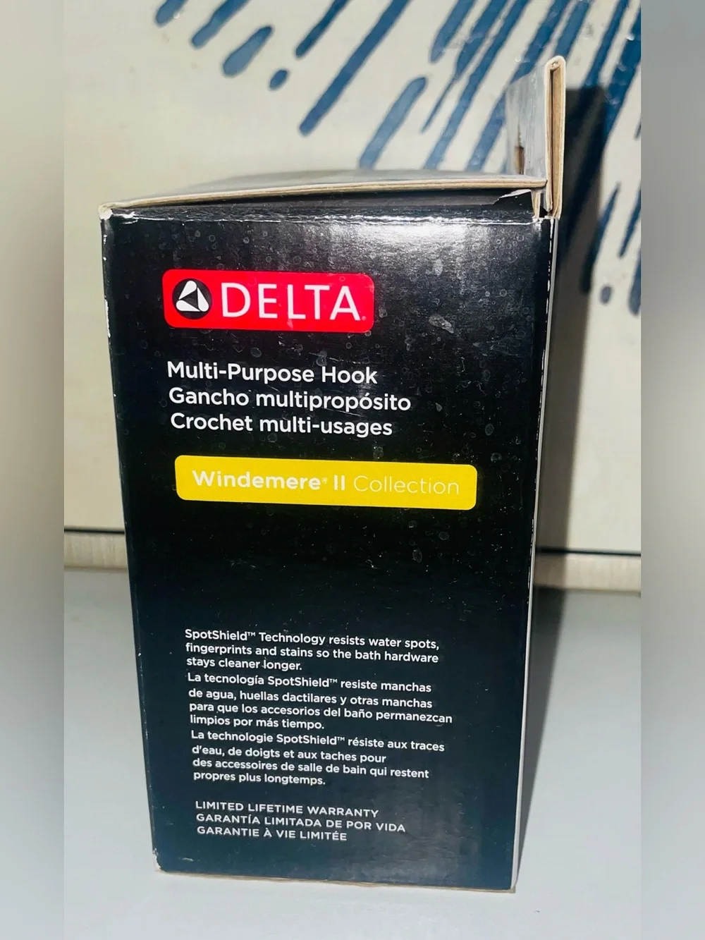 Delta Windemere Brushed Nickel Multi Purpose Wall Hook New In Box